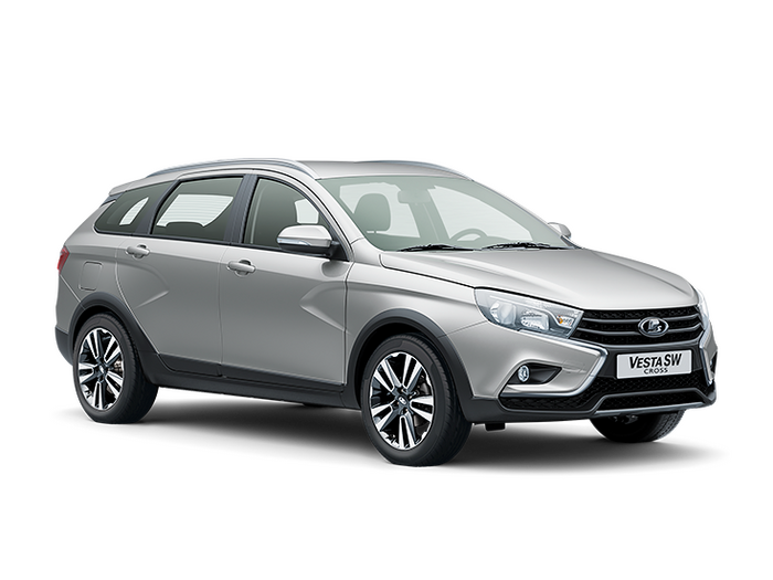 Lada Vesta SW Cross Серебристый "Платина"