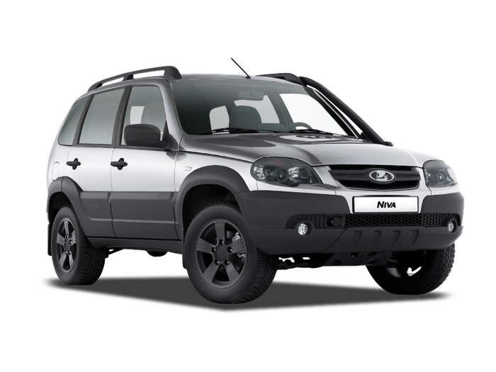 Lada Niva Off-road Светло-серебристый металл "Снежная королева" 